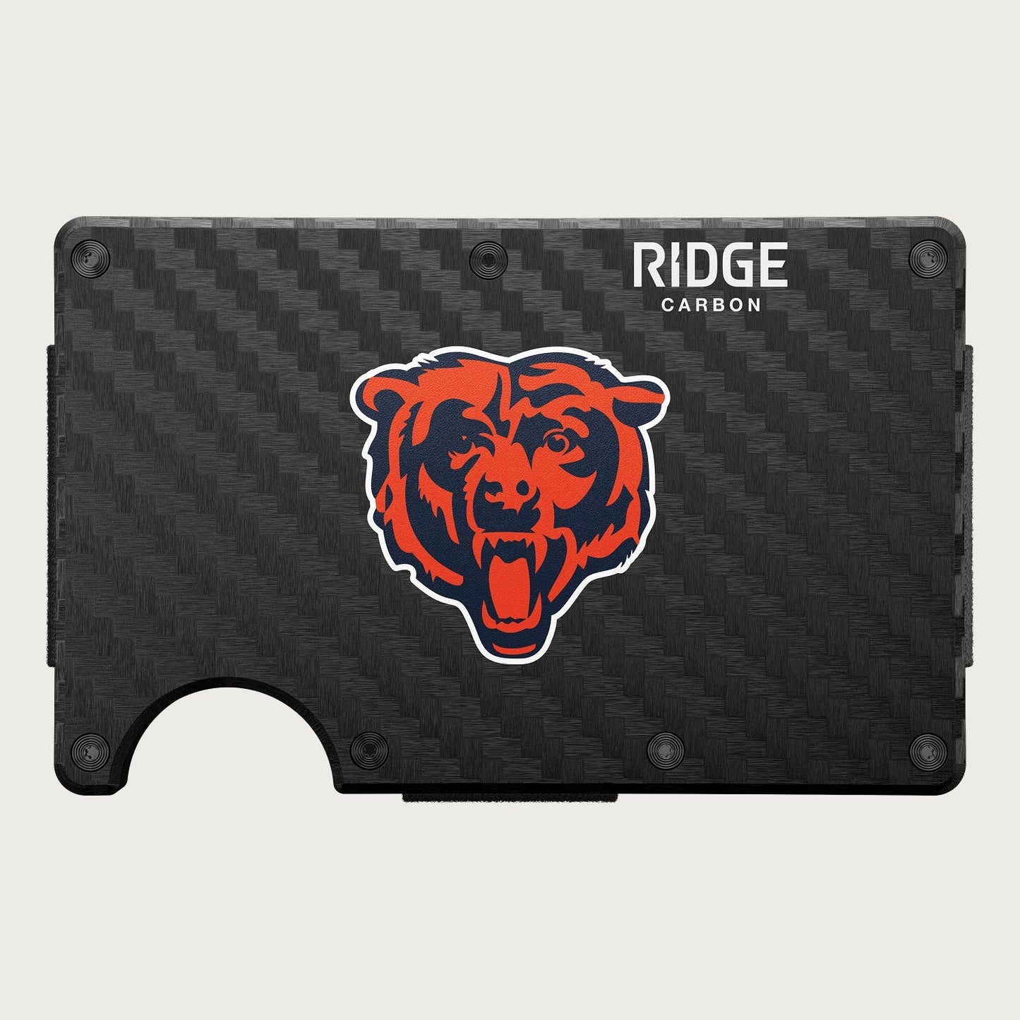 Ridge Wallet - Chicago Bears - Carbon Fiber 3k