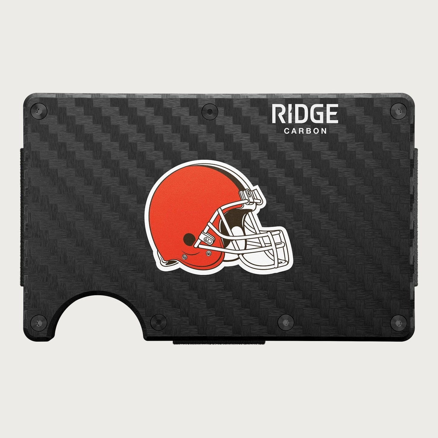 Ridge Wallet - Cleveland Browns - Carbon Fiber 3k