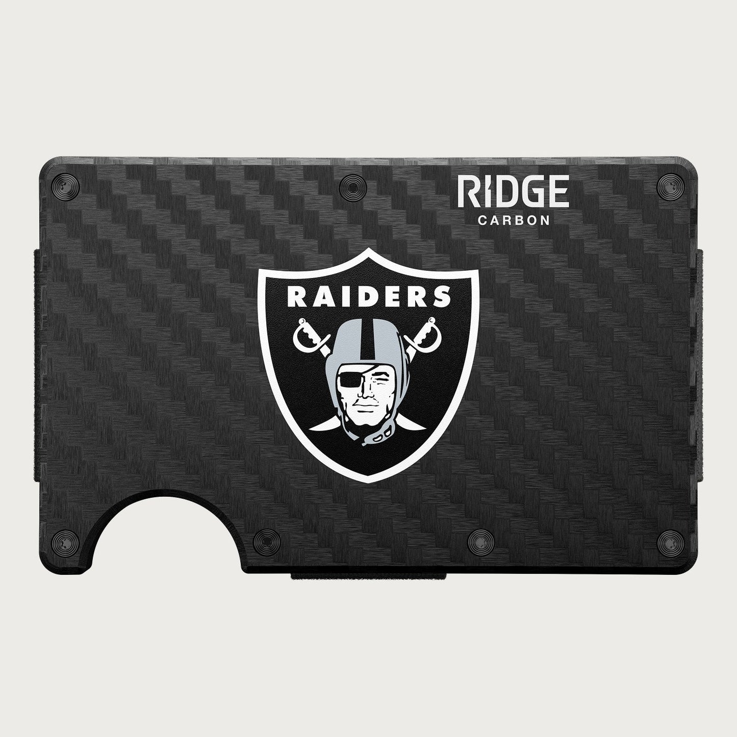 Ridge Wallet - Las Vegas Raiders - Carbon Fiber 3k