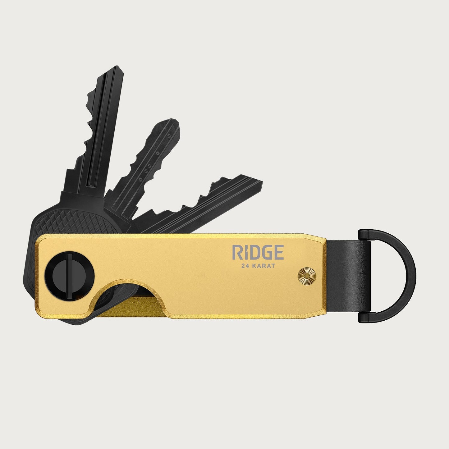 Ridge KeyCase - 24K Gold