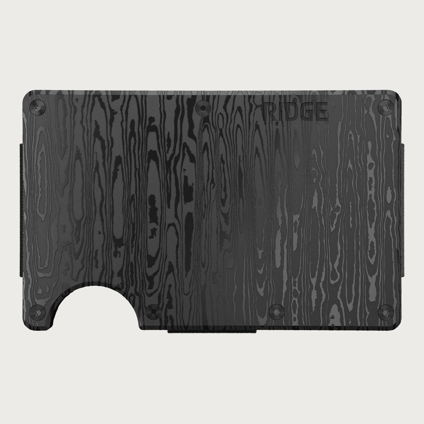 Ridge Wallet - Black Damascus