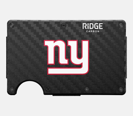 Ridge Wallet - New York Giants - Carbon Fiber 3k