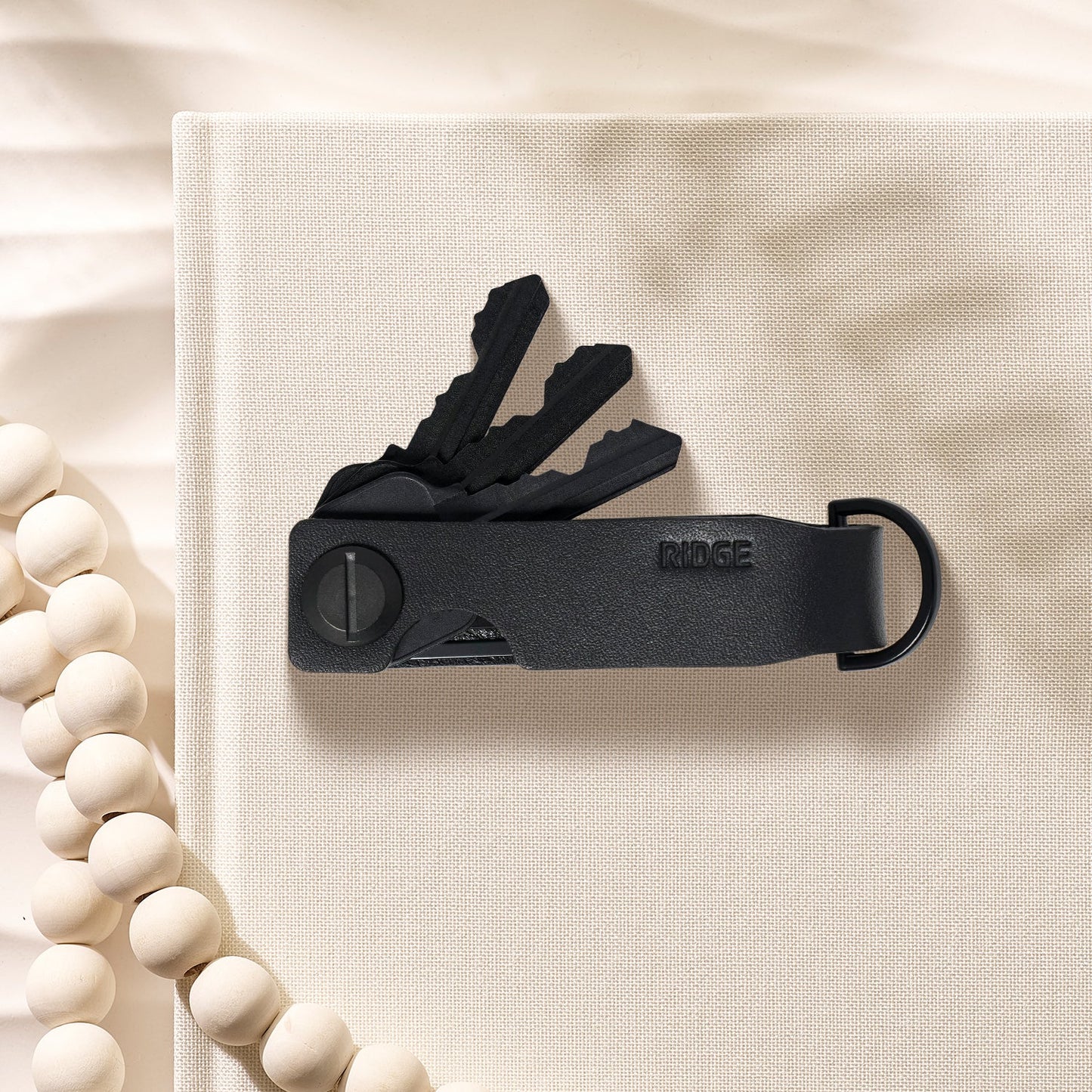 Ridge KeyCase - Midnight Black Leather
